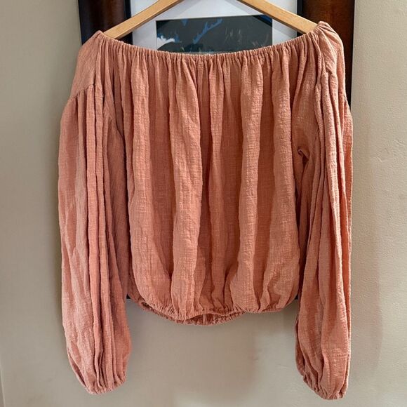 SOLAI the Label Gauze Top Small - Picture 1 of 4